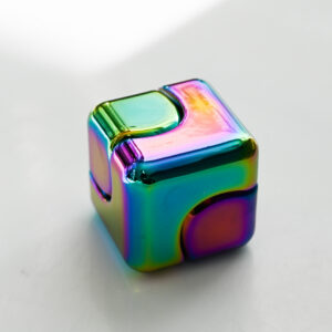 rainbow gradient mixed with green, purple, blue